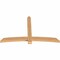 Ekena Millwork Bellingham Timber Gable Bracket, Western Red Cedar, 84"W x 53"H x 3 1/2"D x 5 1/2"F, 15/12 Pitch GBW084X53X0406BEL00SWR - alternate 2